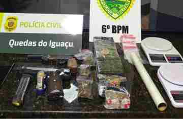 Quedas – Menor é apreendido com drogas